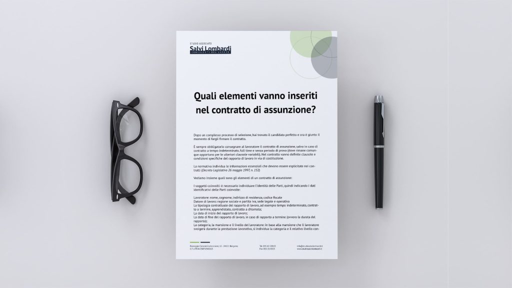contratto di assunzione