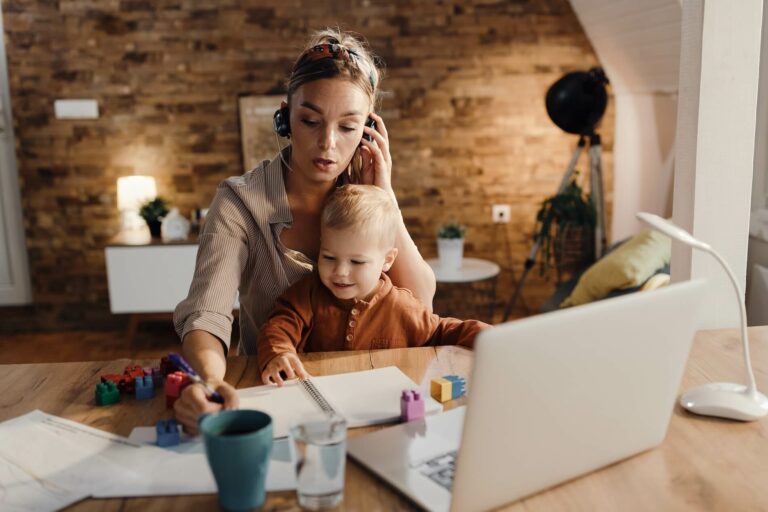 madre in smartworking